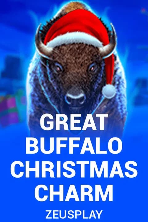 Great Buffalo Christmas Charm